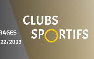 Calendrier 2022-2023 club sportifs ELITE 1