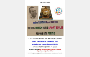 35ème marathon 30h René MARION