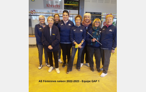 AS FEMININE 27/11/2022 : Victoire de l'équipe GAP 1 face à LA SAULCE