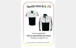 Nouvelle tenue de la BFG
