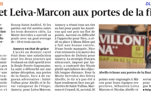 Ligue M1 : Beaux parcours de nos deux joueurs de club