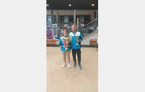 Départemental double mixte : Philippe JEANSELME (BFG) associé à Cathy GREMAUD (Veynes) CHAMPIONS