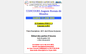 CONCOURS 32 TRIPLETTES PMO 3 et 4