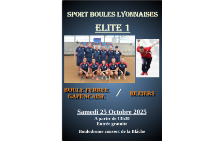 ELITE 1 GAP / BEZIERS le 25 octobre 2025 à GAP