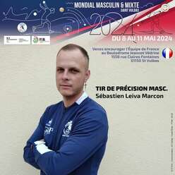 Championnat du monde : Sébastien LEIVA-MARCON médaille de bronze
